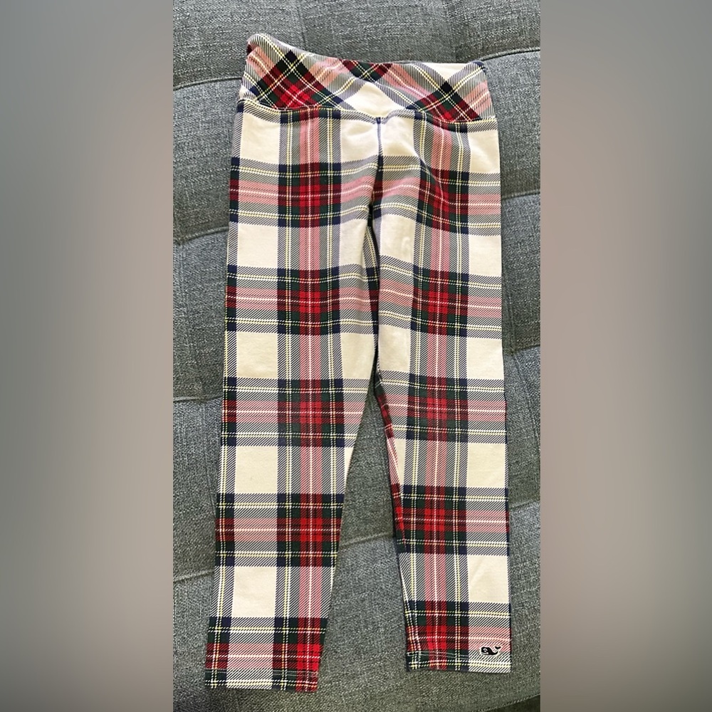 Vineyard Vines Plaid Stretch Leggings